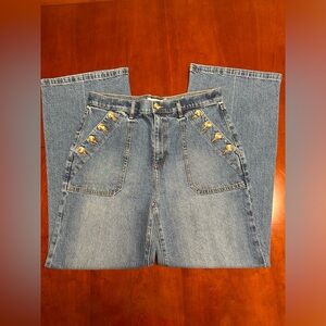 Loft wide leg jeans NWOT size 8